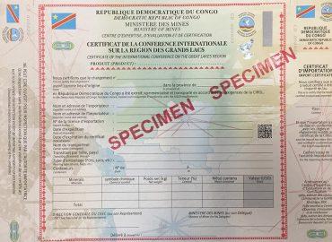 Certificat du processus CIRGL